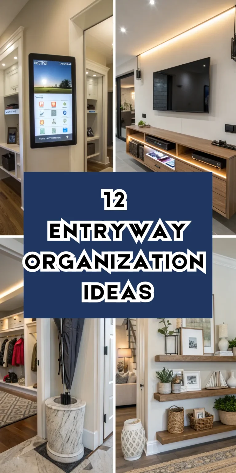 12 Entryway Organization Ideas for Streamlined Modern Living