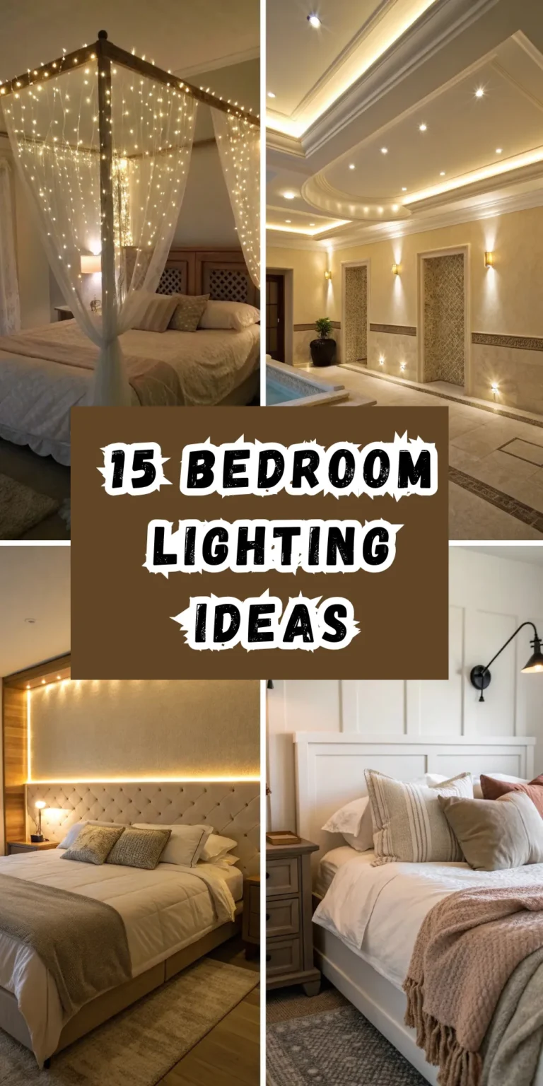 15 Bedroom Lighting Ideas to Transform Your Room