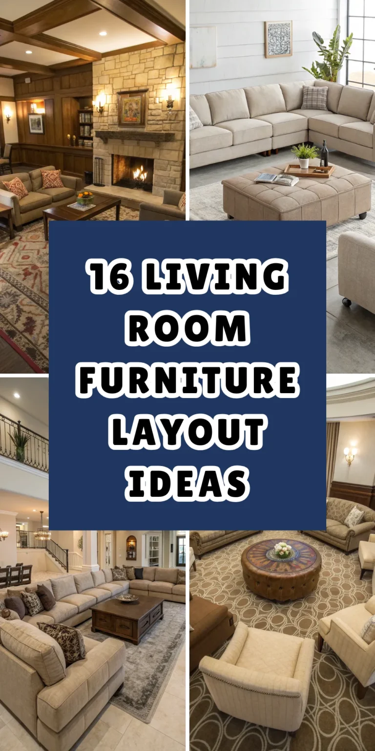 16 Living Room Furniture Layout Ideas