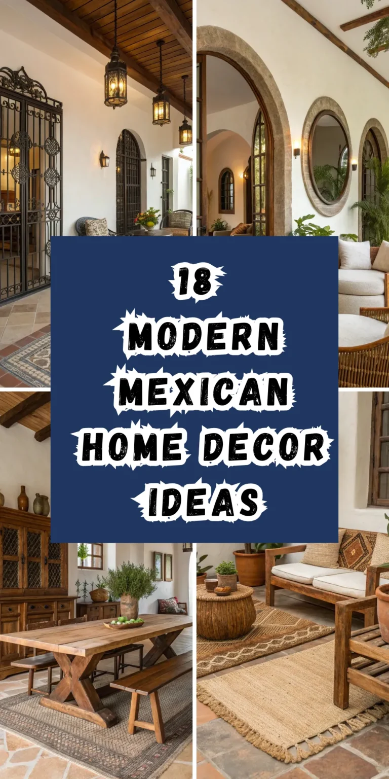 18 Modern Mexican Home Decor Ideas