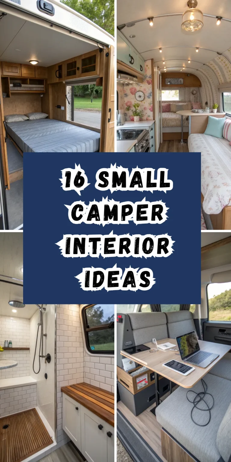 16 Small Camper Interior Ideas You’ll Absolutely Love (And Want to Copy!)