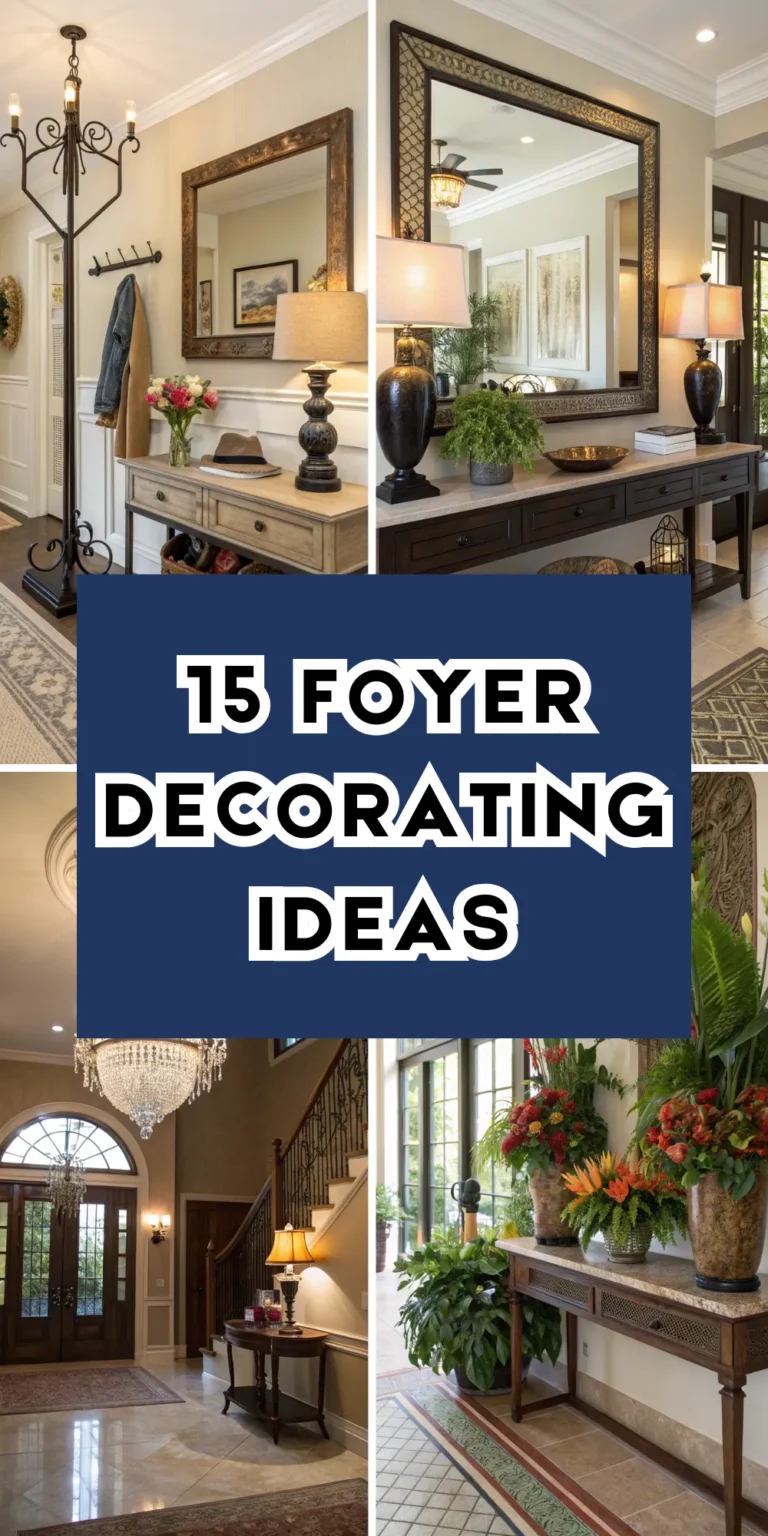 Foyer Decorating Ideas