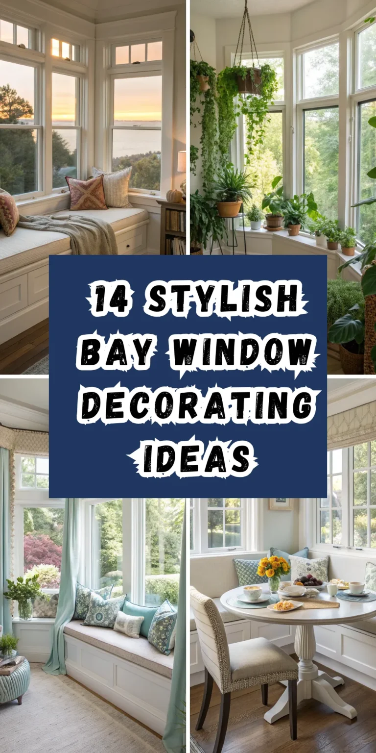 14 Stylish Bay Window Decorating Ideas for a Cozy Look