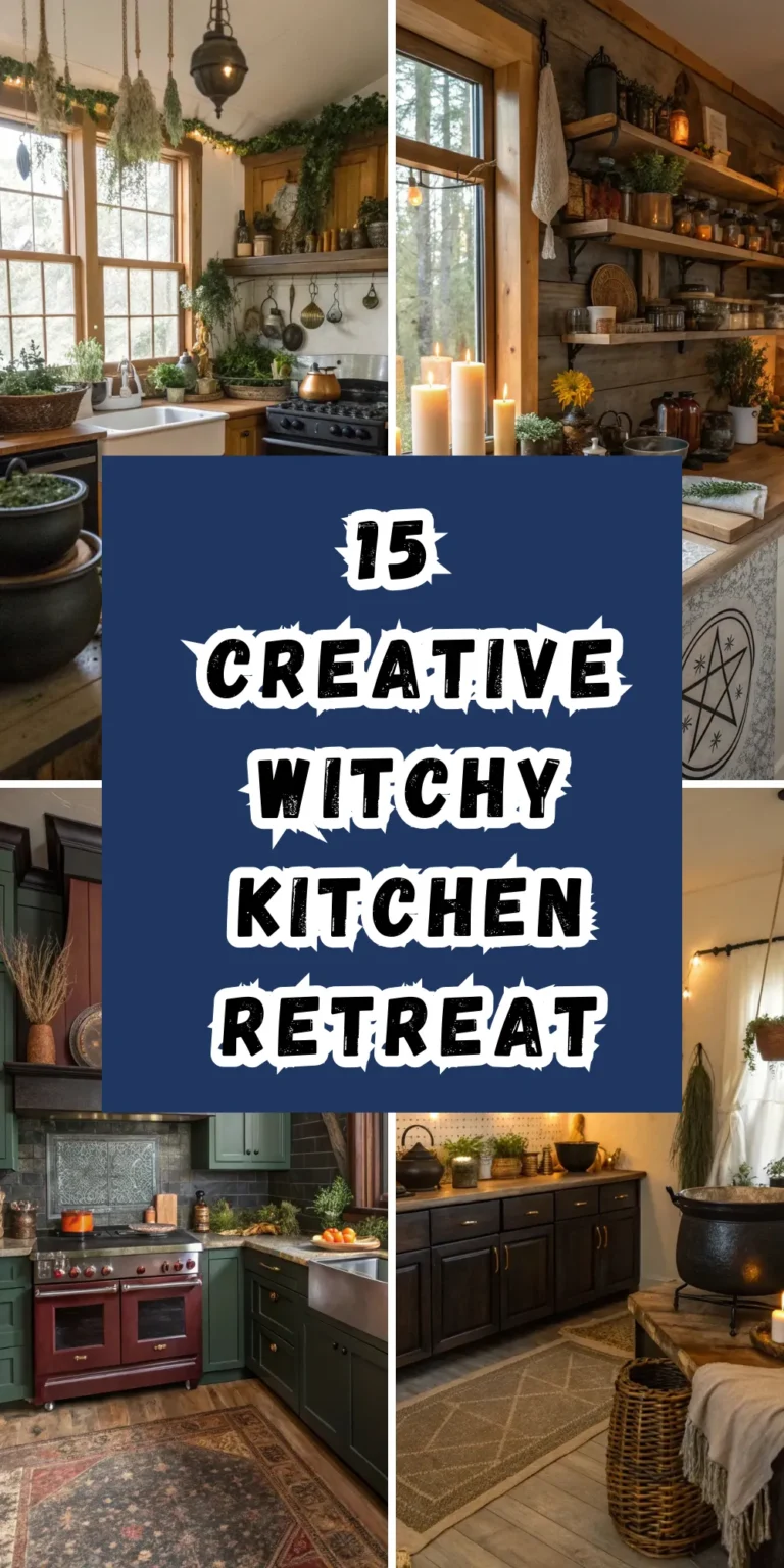 15 Creative Ways to Transform Your Space into a Witchy Kitchen Retreat