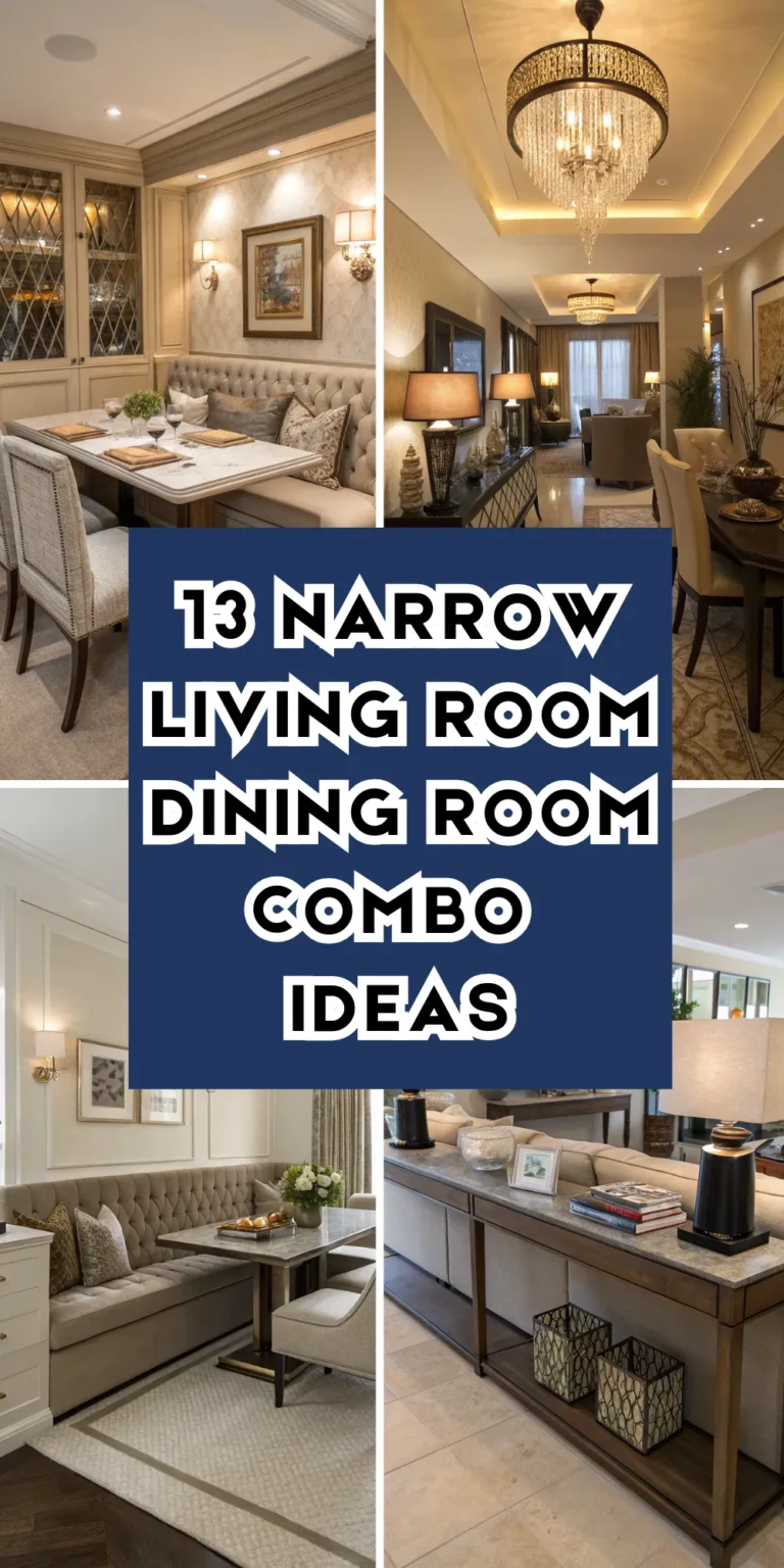 13 Narrow Living Room Dining Room Combo Ideas