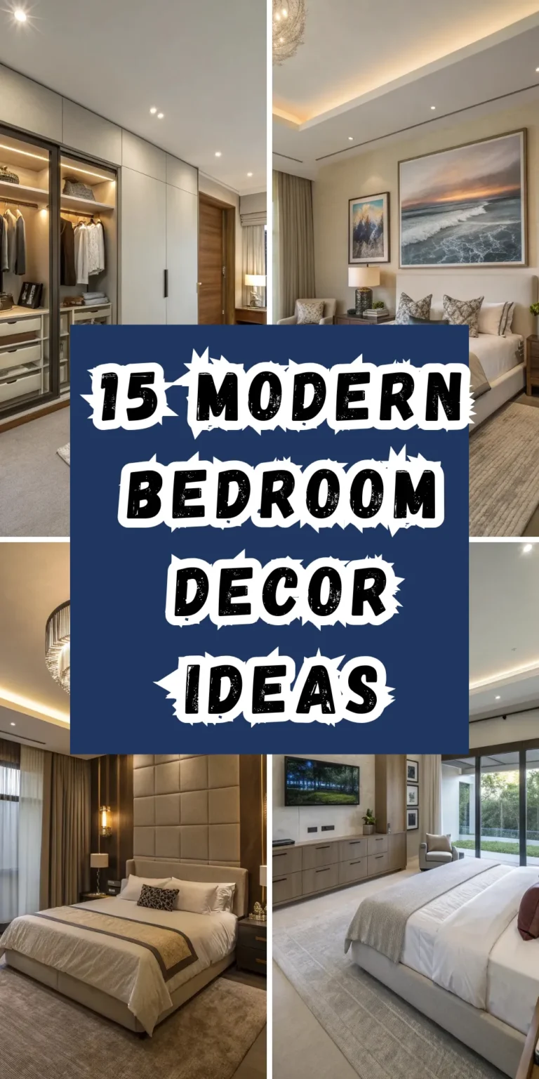15 Modern Bedroom Decor Ideas