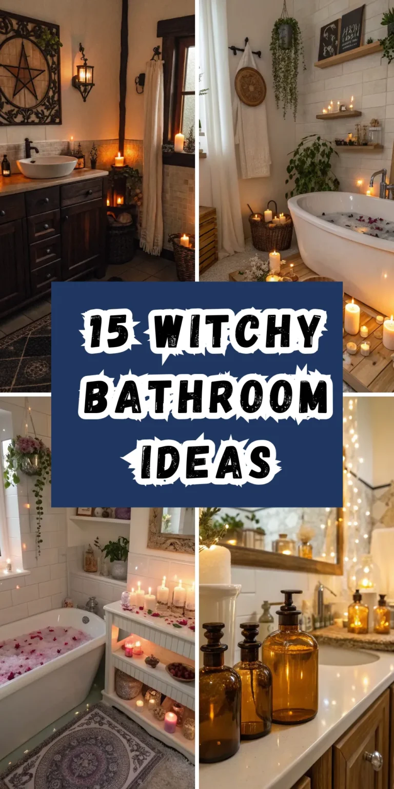 15 Witchy Bathroom Ideas for a Magical, Enchanting Space