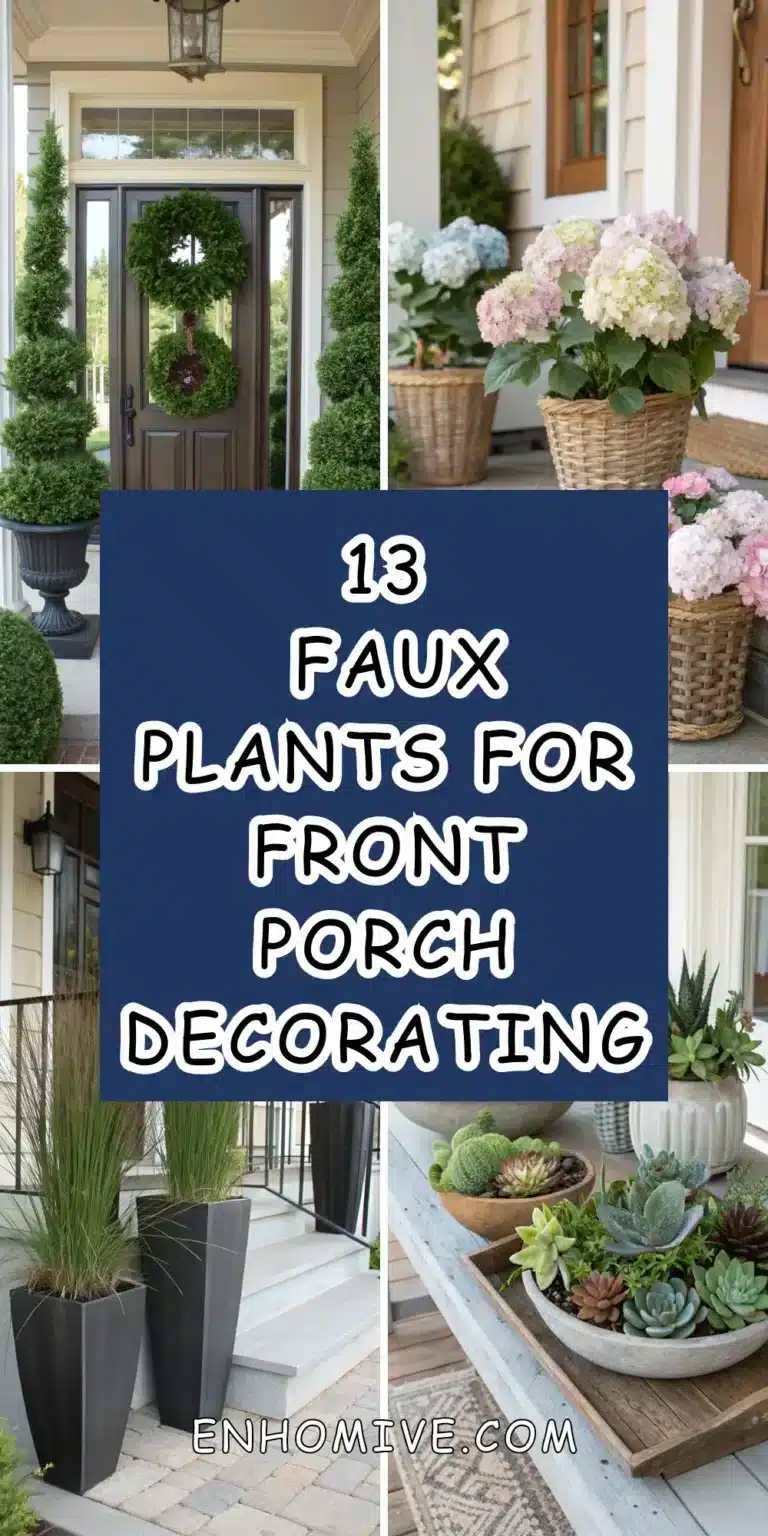 13 Faux Plants for Front Porch Decorating 1 13 Faux Plants for Front Porch Decorating