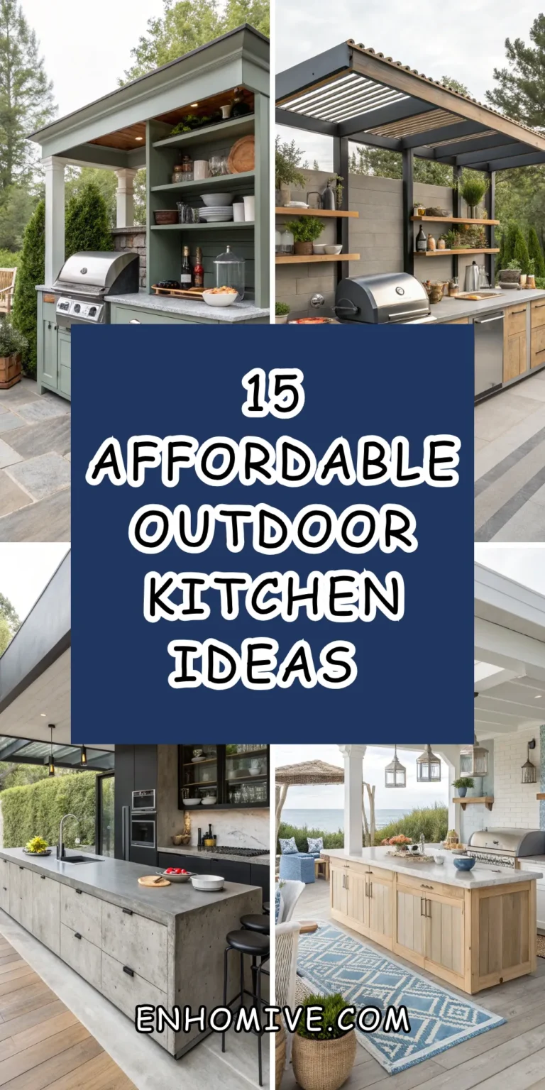 15 Stylish and Affordable Outdoor Kitchen Ideas for a Full Backyard Cooking Space 21 15 Stylish and Affordable Outdoor Kitchen Ideas for a Full Backyard Cooking Space