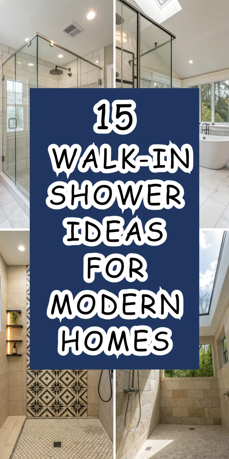 15 Walk-In Shower Ideas for Modern Homes 6 15 Walk-In Shower Ideas for Modern Homes