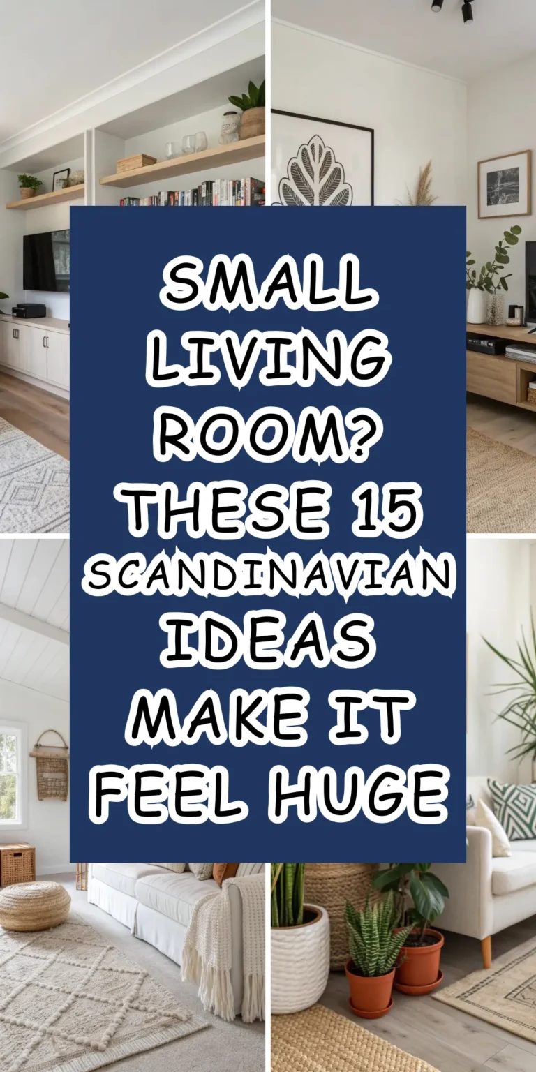 Small Living Room? These 15 Scandinavian Ideas Make It Feel Huge 20 Small Living Room? These 15 Scandinavian Ideas Make It Feel Huge