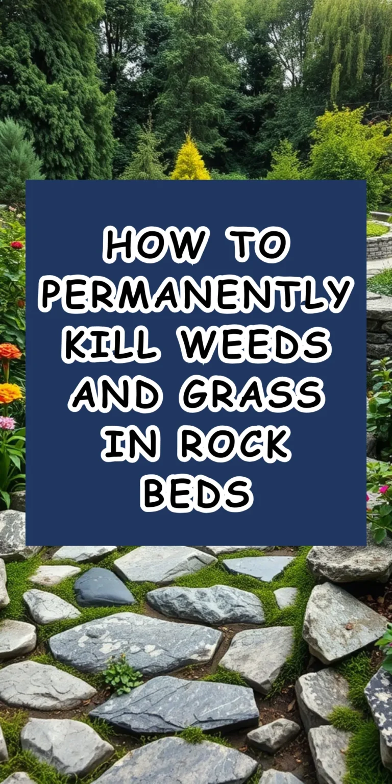 How To Permanently Kill Weeds and Grass in Rock Beds 10 How To Permanently Kill Weeds and Grass in Rock Beds