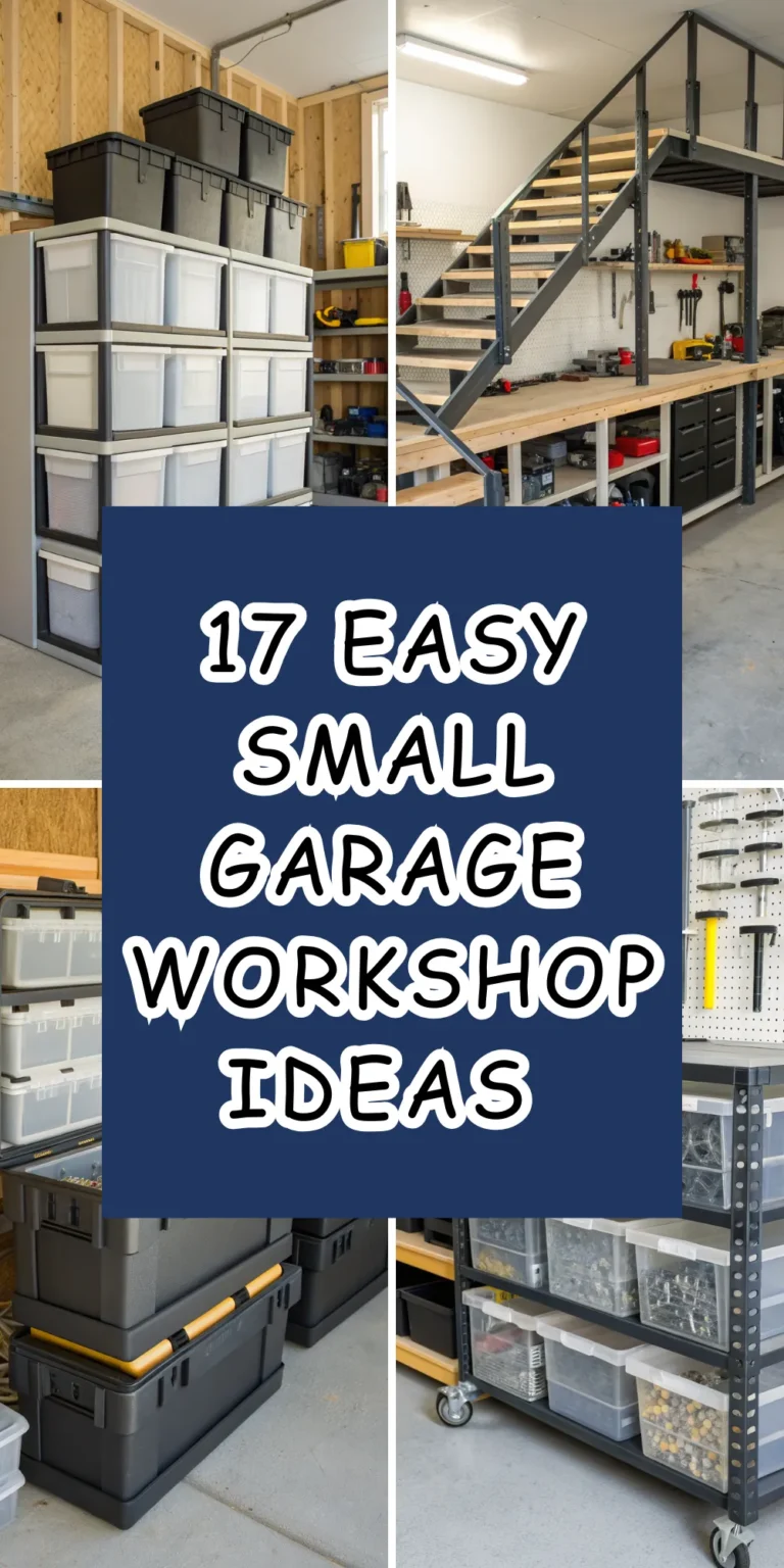 17 Easy Small Garage Workshop Ideas (Make a Big Difference!) 18 17 Easy Small Garage Workshop Ideas (Make a Big Difference!)