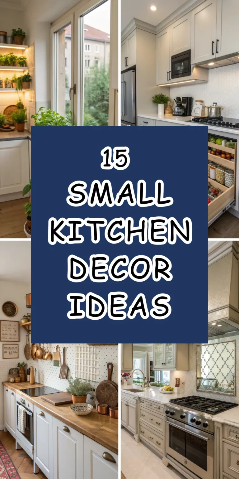 15 Small Kitchen Decor Ideas 21 15 Small Kitchen Decor Ideas