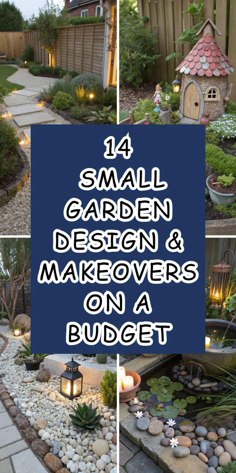 14 Beautiful Small Garden Design & Makeovers on a Budget 15 14 Beautiful Small Garden Design & Makeovers on a Budget