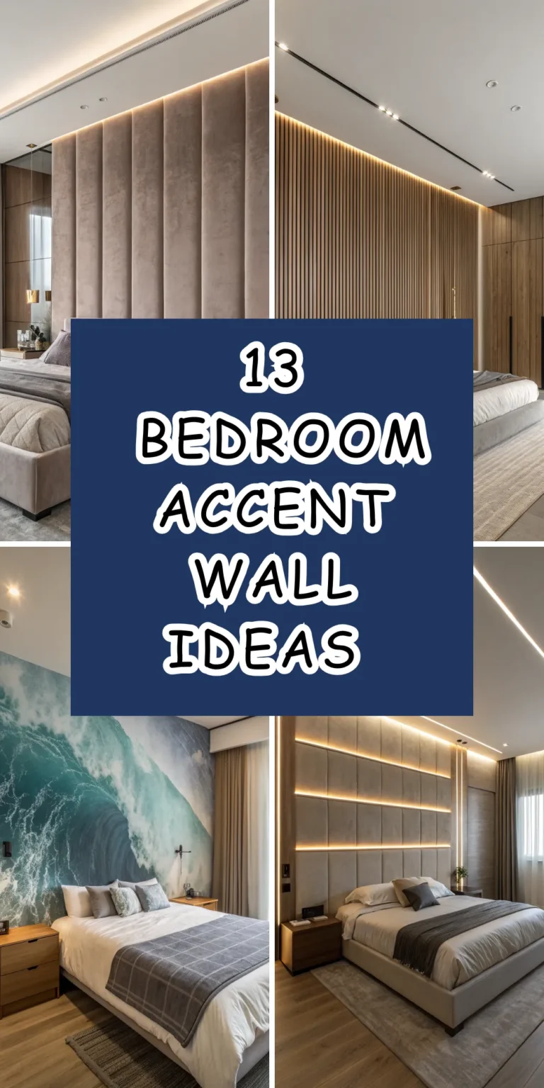 13 Bedroom Accent Wall Ideas for Focal Points