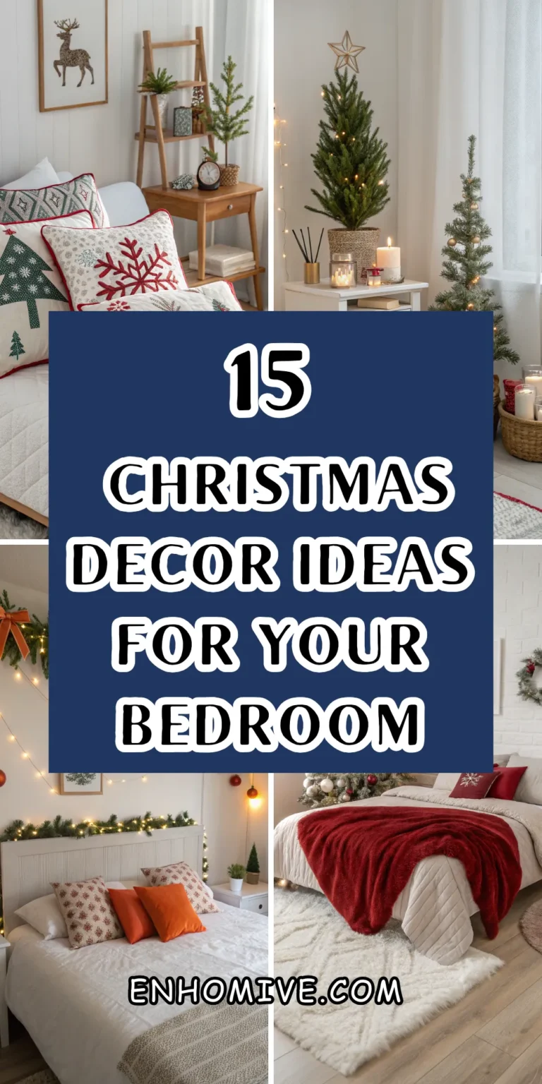15 Super Cute Christmas Decor Ideas for Your Bedroom 13 15 Super Cute Christmas Decor Ideas for Your Bedroom