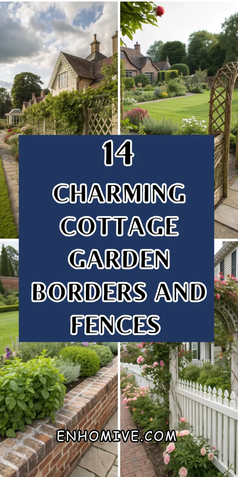 14 Charming Cottage Garden Borders and Fences to Frame Your Yard Beautifully