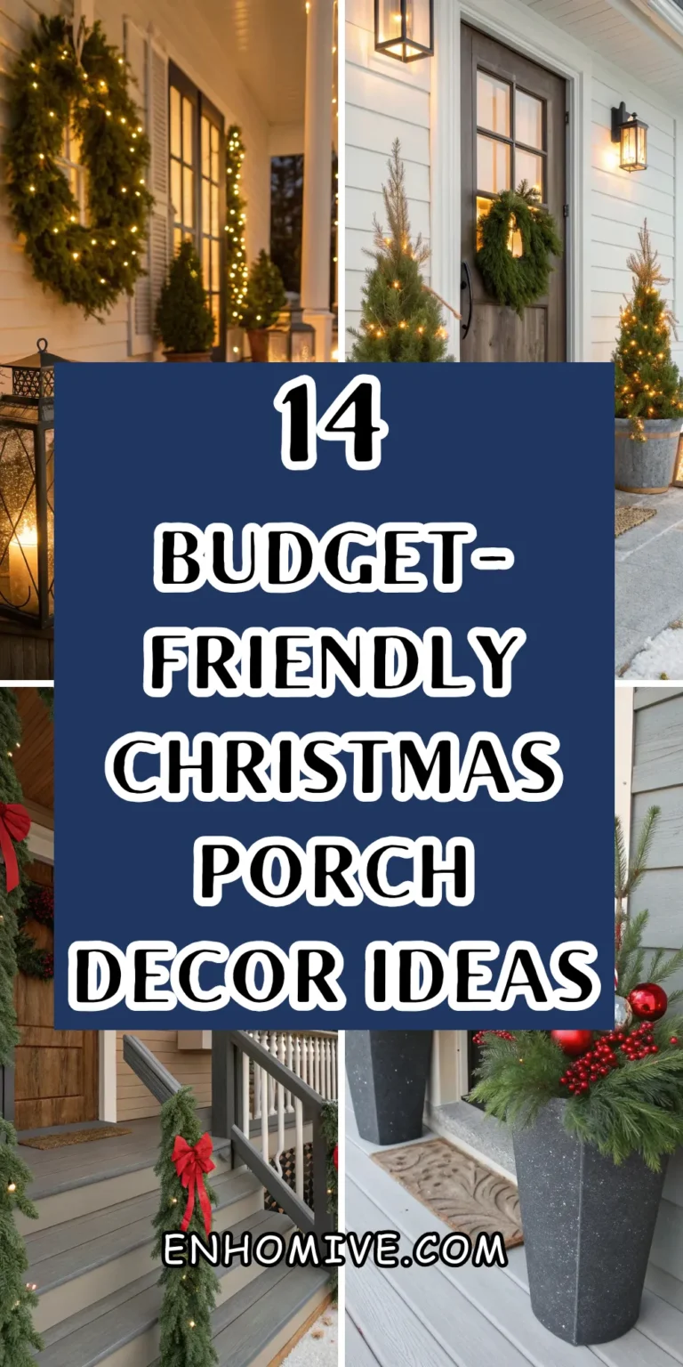 14 Budget-Friendly Christmas Porch Decor Ideas That Will Wow Your Guests 3 14 Budget-Friendly Christmas Porch Decor Ideas That Will Wow Your Guests