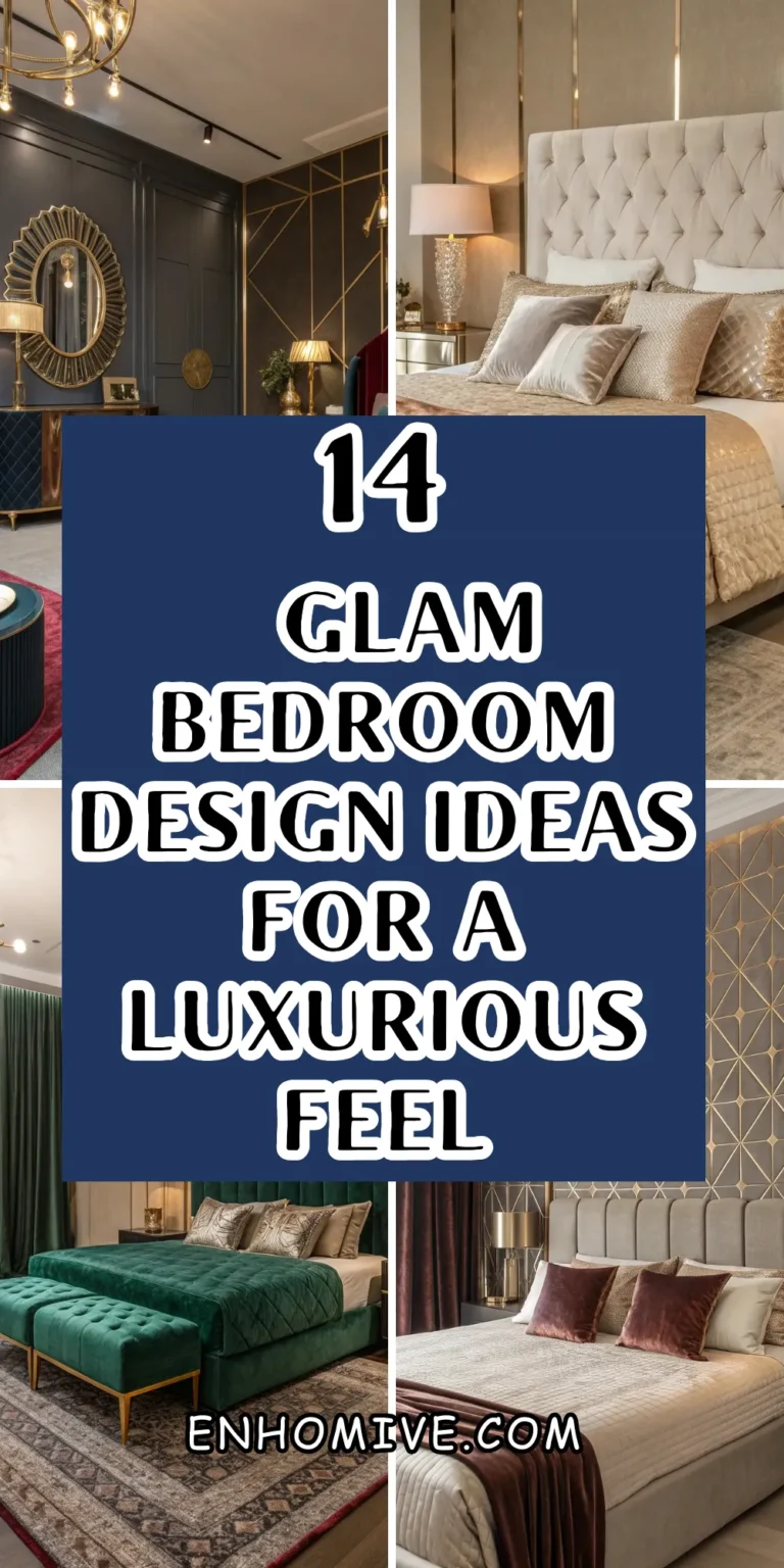 14 Glam Bedroom Design Ideas for a Luxurious Feel 3 14 Glam Bedroom Design Ideas for a Luxurious Feel