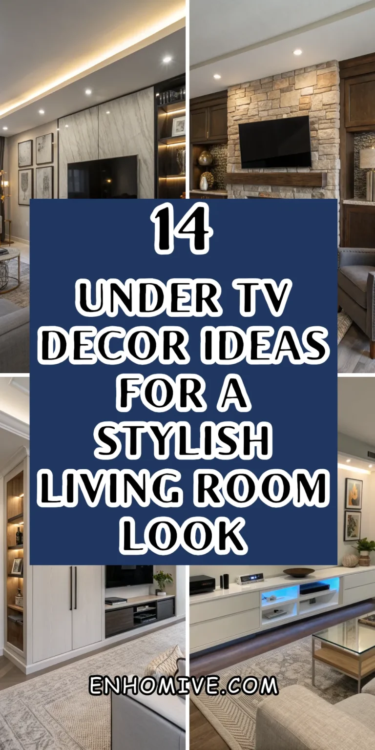 14 Under TV Decor Ideas for a Stylish and Complete Living Room Look 5 14 Under TV Decor Ideas for a Stylish and Complete Living Room Look