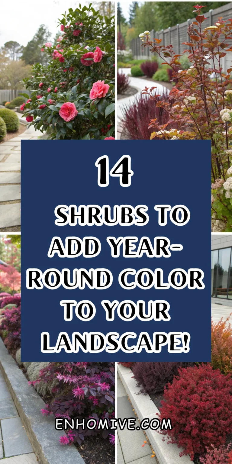 14 Unique Colorful Shrubs to Add Year-Round Color to Your Landscape!