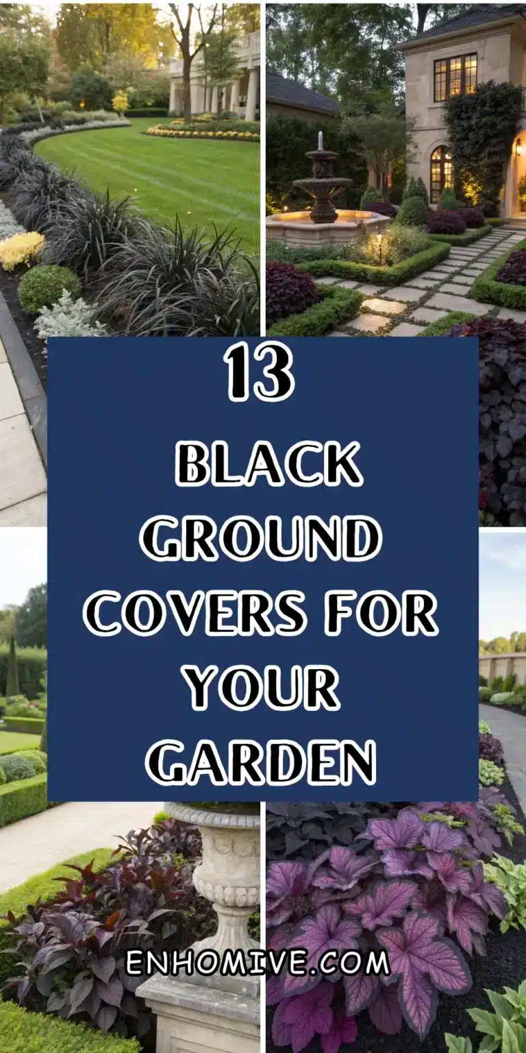 13 Elegant Black Ground Covers to Add Mystery to Your Garden