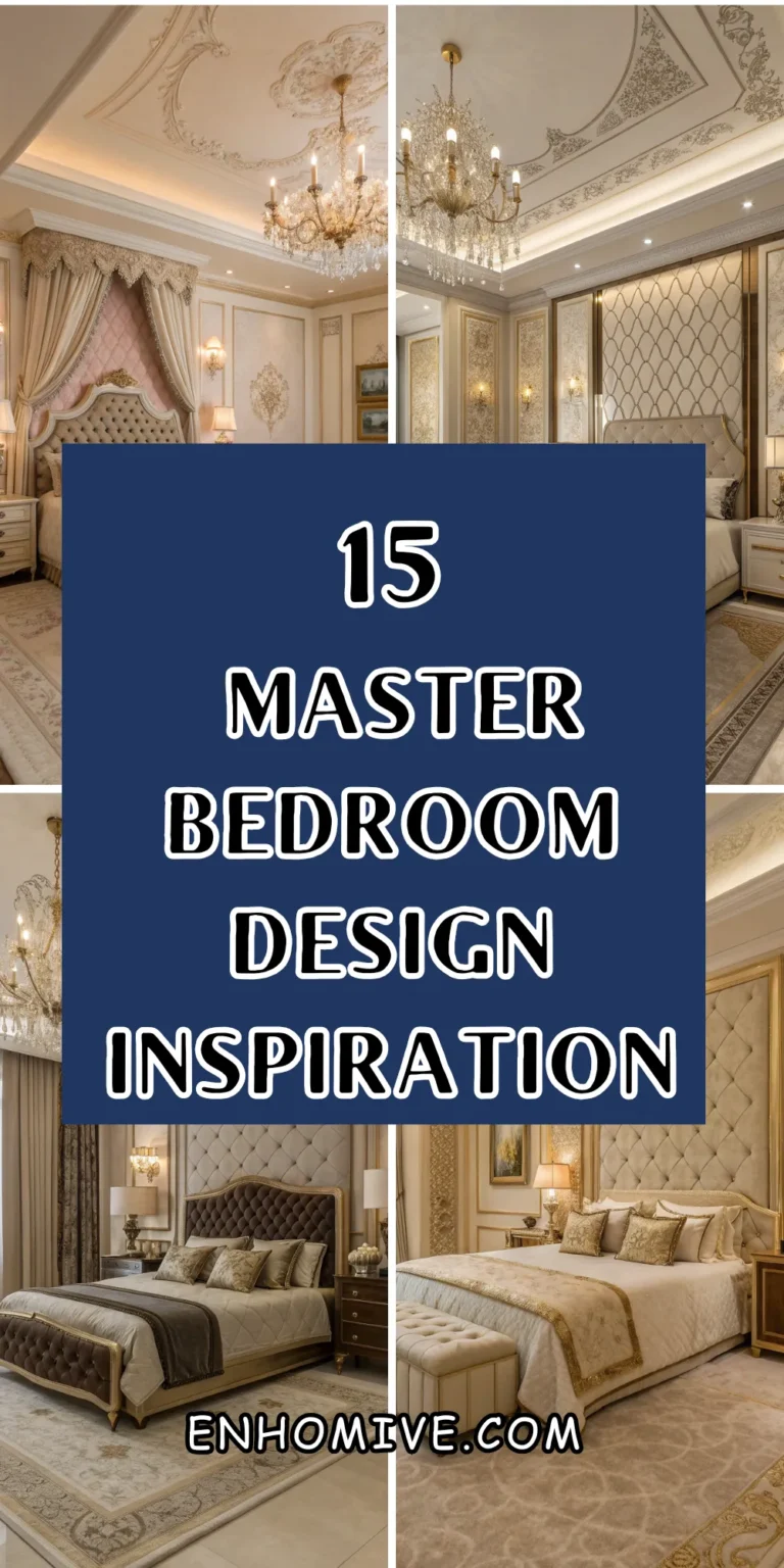 15 Stunning Master Bedroom Design Inspirations for Every Style