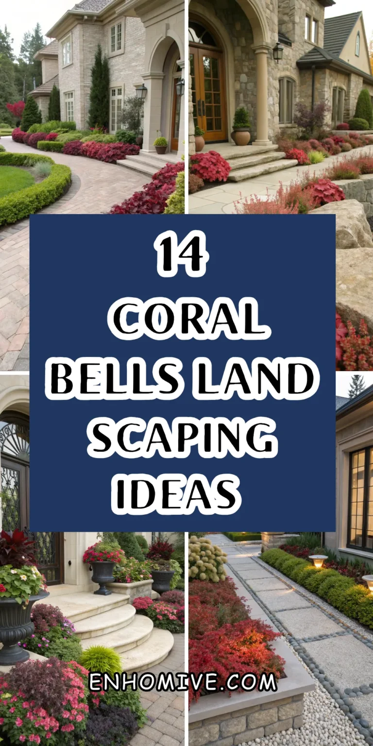14 Coral Bells Landscaping Ideas for Front Entry Landscaping That Boost Curb Appeal and Garden Charm