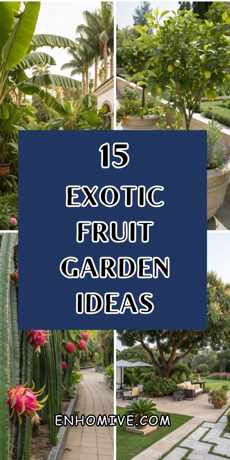15 Exotic Fruit Garden Ideas to Bring Tropical Vibes Home