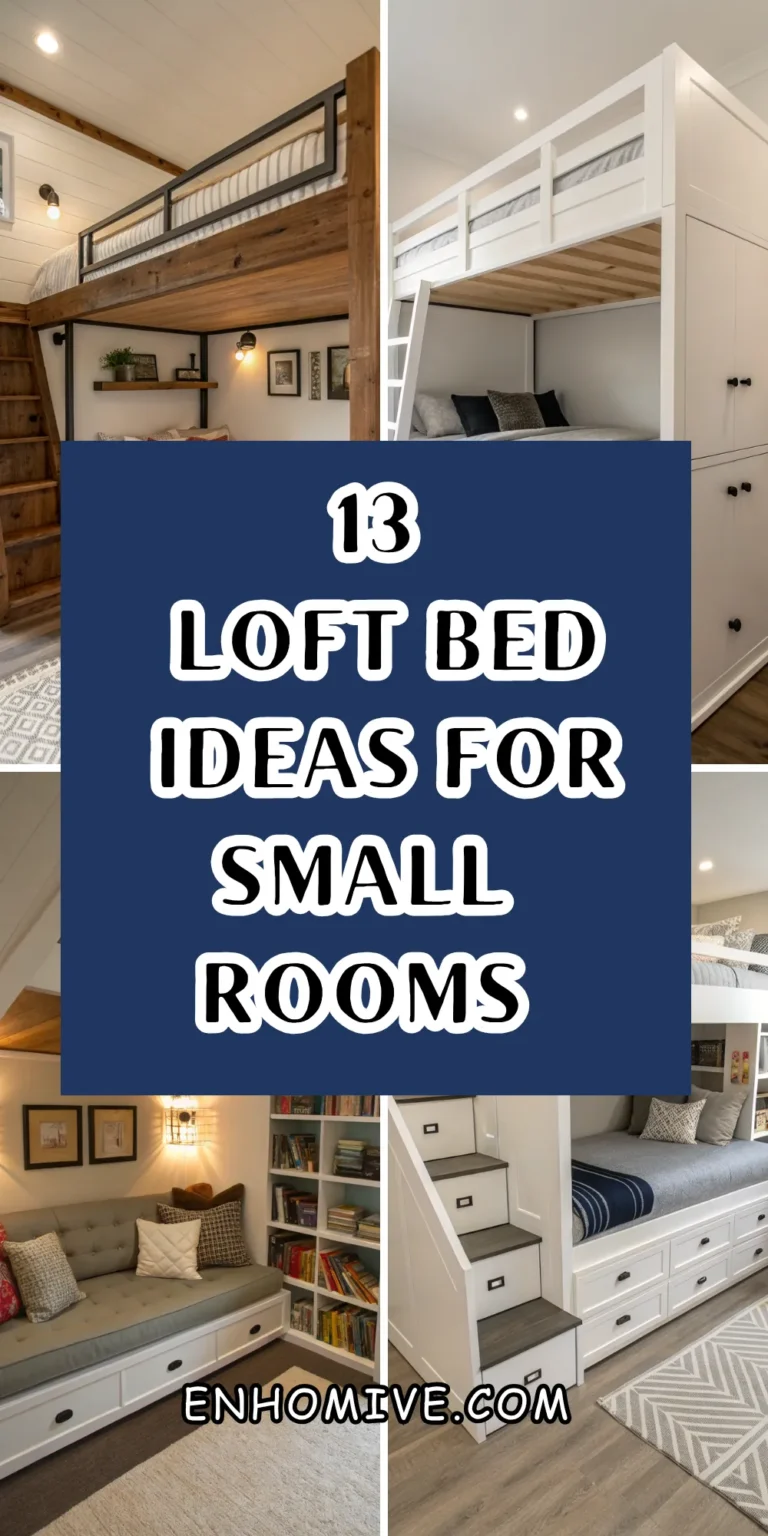 13 Loft Bed Ideas for Small Rooms That Maximize Style and Space 4 13 Loft Bed Ideas for Small Rooms That Maximize Style and Space