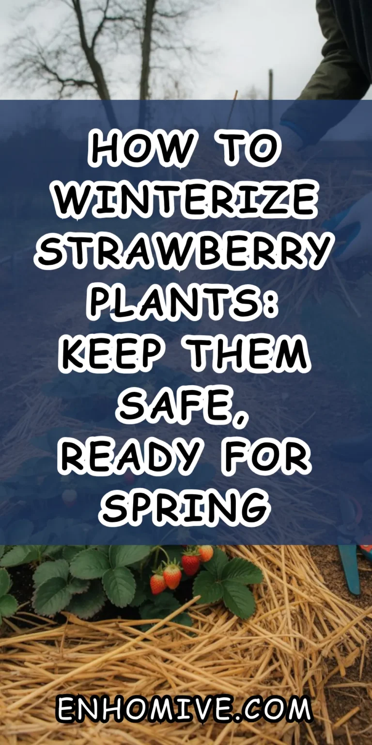 How to Winterize Strawberry Plants: Keep Them Safe, Strong, and Ready for Spring