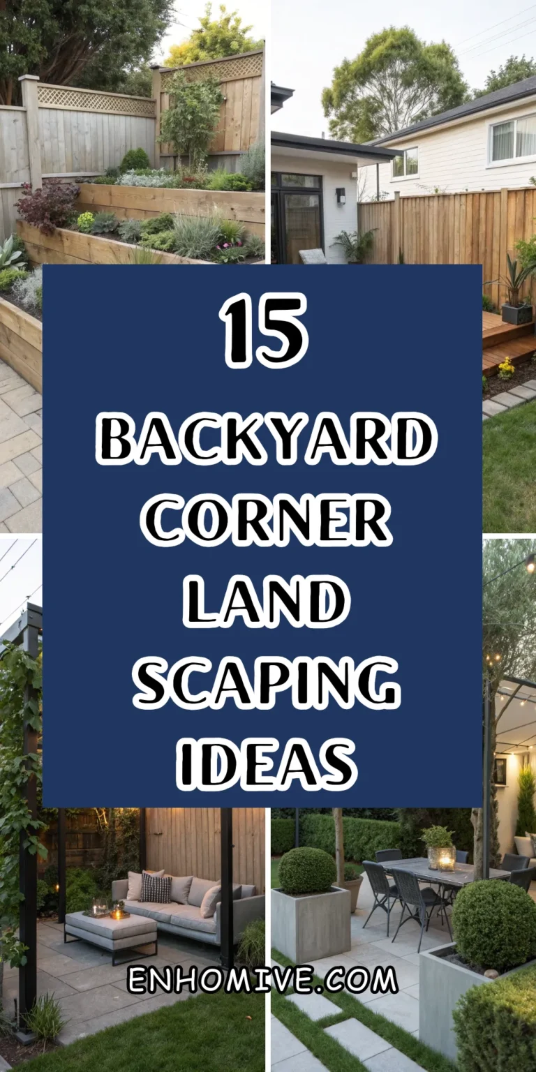 15 Backyard Corner Landscaping Ideas for You