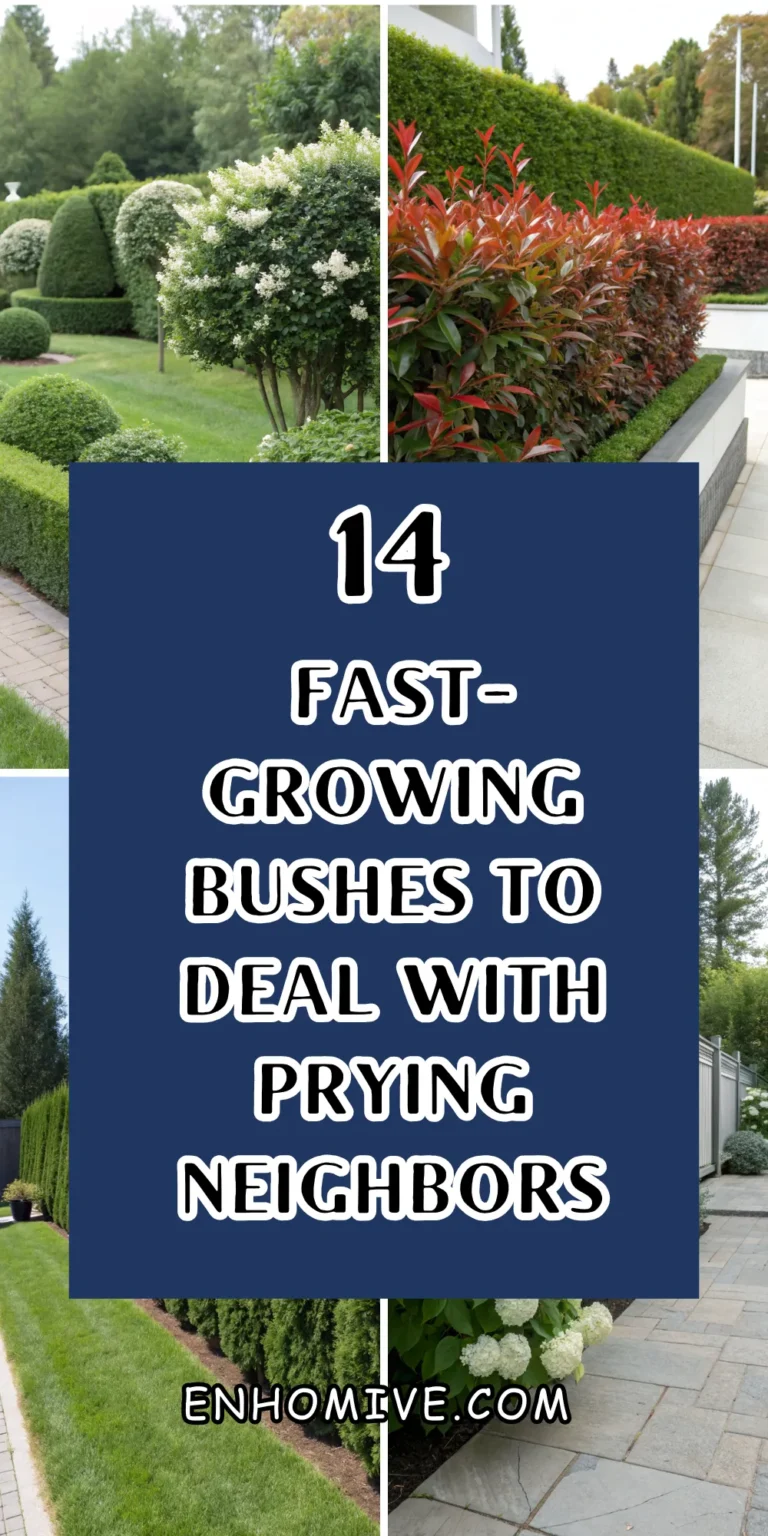 14 Fast-Growing Bushes to Deal with Prying Neighbors