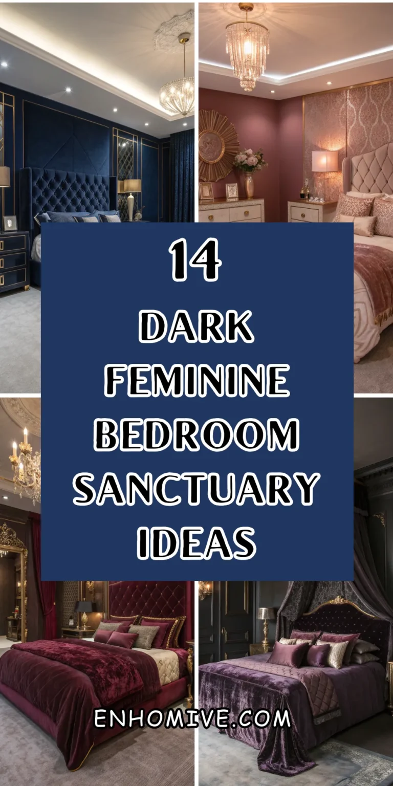 14 Dark Feminine Bedroom Sanctuary Ideas