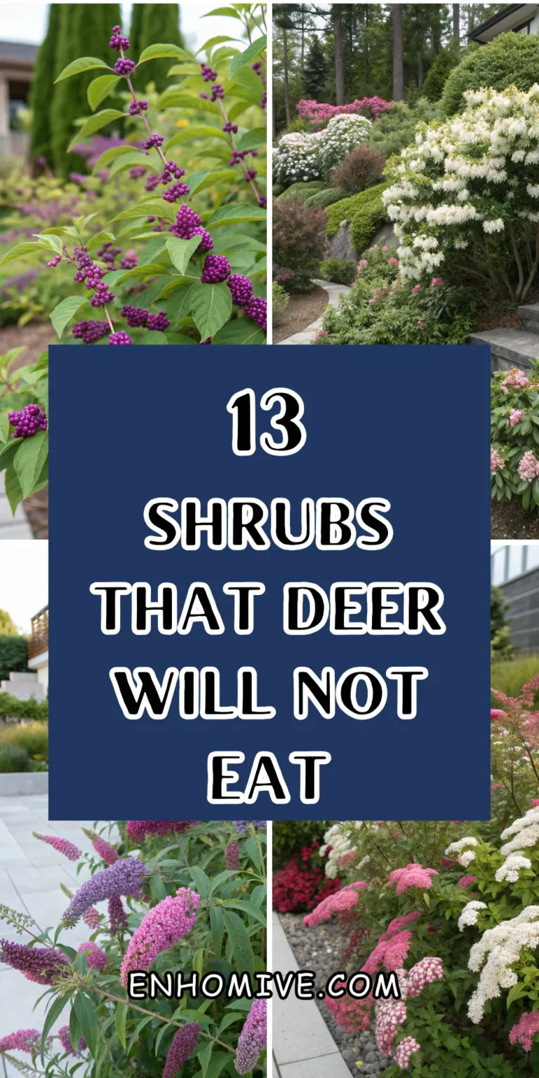 13 Shrubs That Deer Will Not Eat
