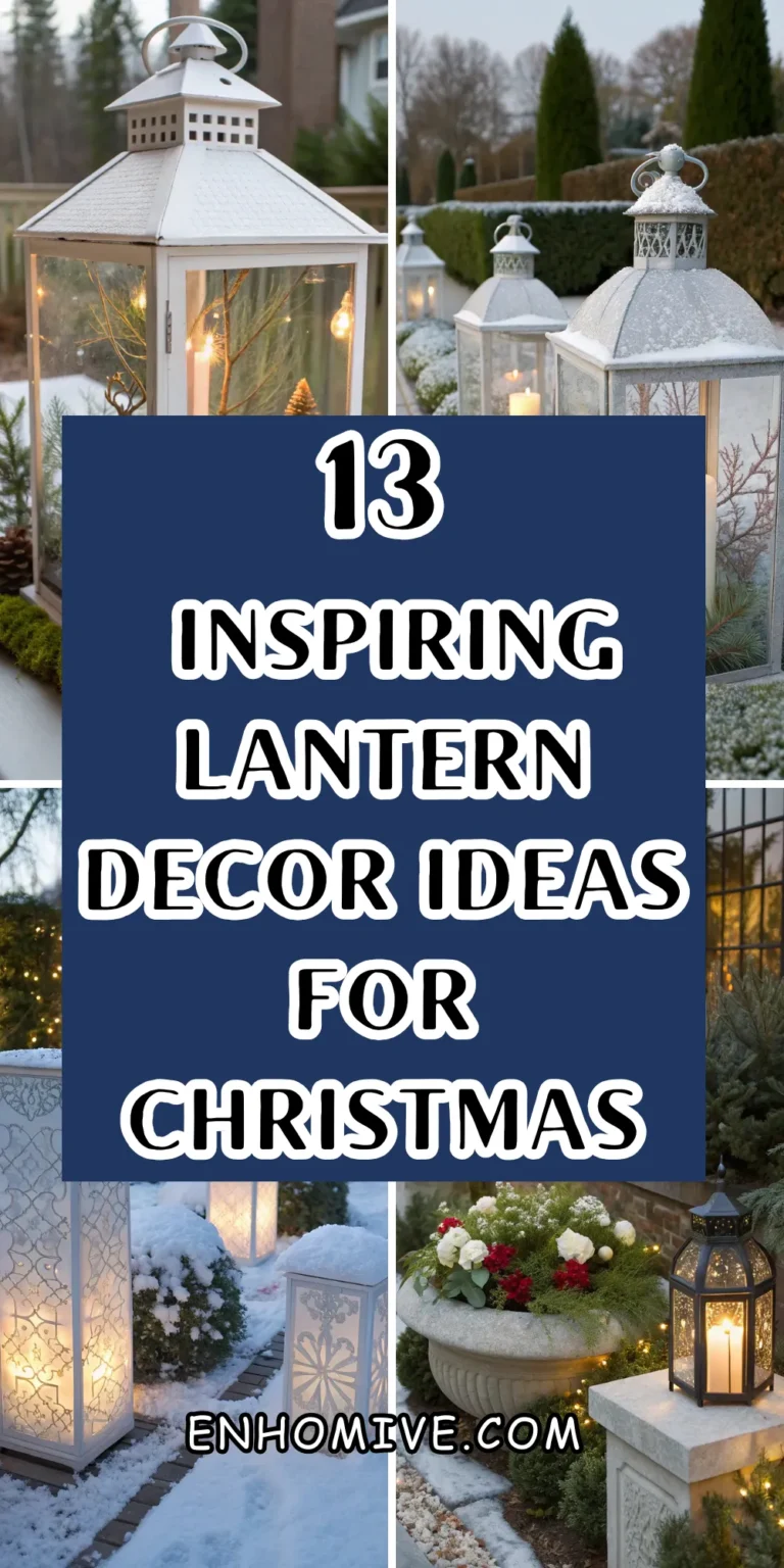 13 Inspiring Lantern Decor Ideas for Christmas You Can DIY 5 13 Inspiring Lantern Decor Ideas for Christmas You Can DIY