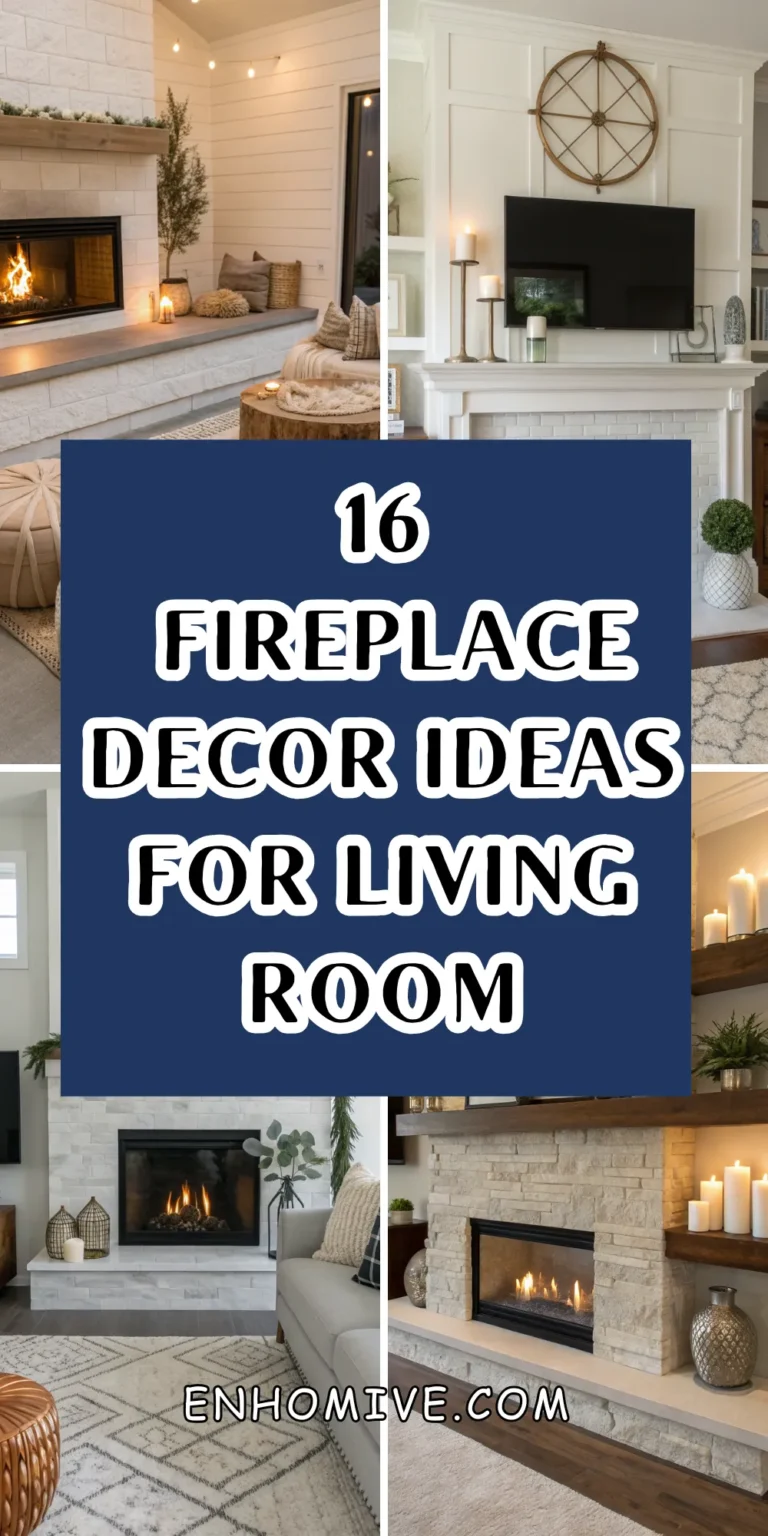 16 Fireplace Decor Ideas to Transform Your Living Room Into a Stylish Focal Point 9 16 Fireplace Decor Ideas to Transform Your Living Room Into a Stylish Focal Point