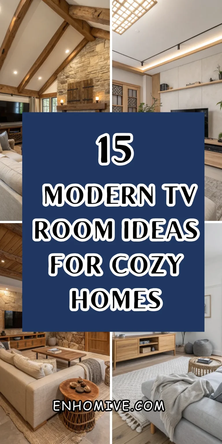 15 Modern TV Room Ideas for Cozy Homes 1 15 Modern TV Room Ideas for Cozy Homes