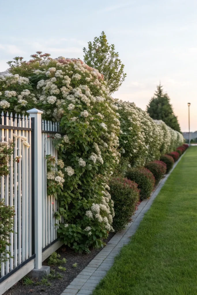 15 Minimal-Effort Shrubs for a Lovely Fence Line 8 ba 7