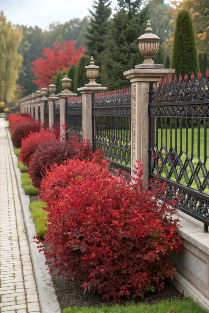 15 Minimal-Effort Shrubs for a Lovely Fence Line 9 ba 8