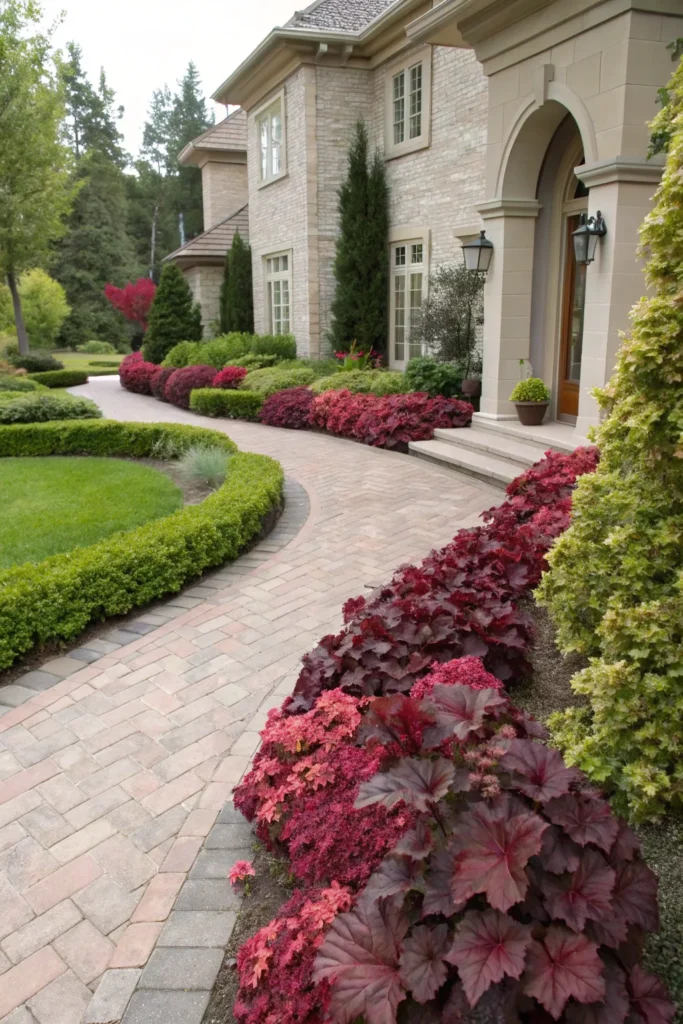 14 Coral Bells Landscaping Ideas for Front Entry Landscaping That Boost Curb Appeal and Garden Charm 2 cb 1