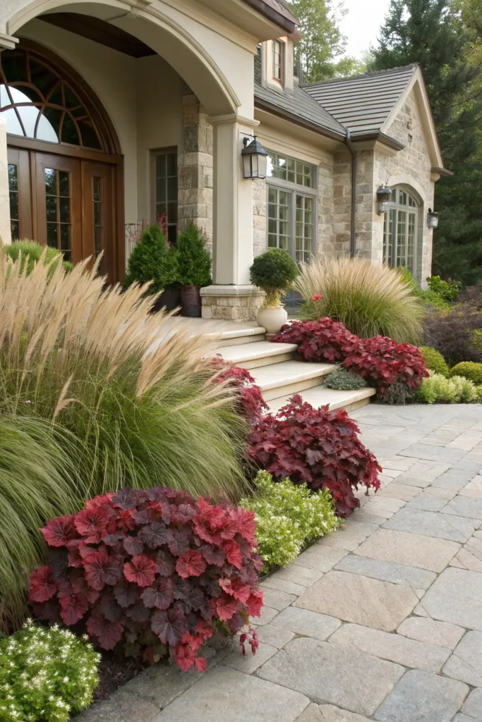 14 Coral Bells Landscaping Ideas for Front Entry Landscaping That Boost Curb Appeal and Garden Charm 3 cb 2