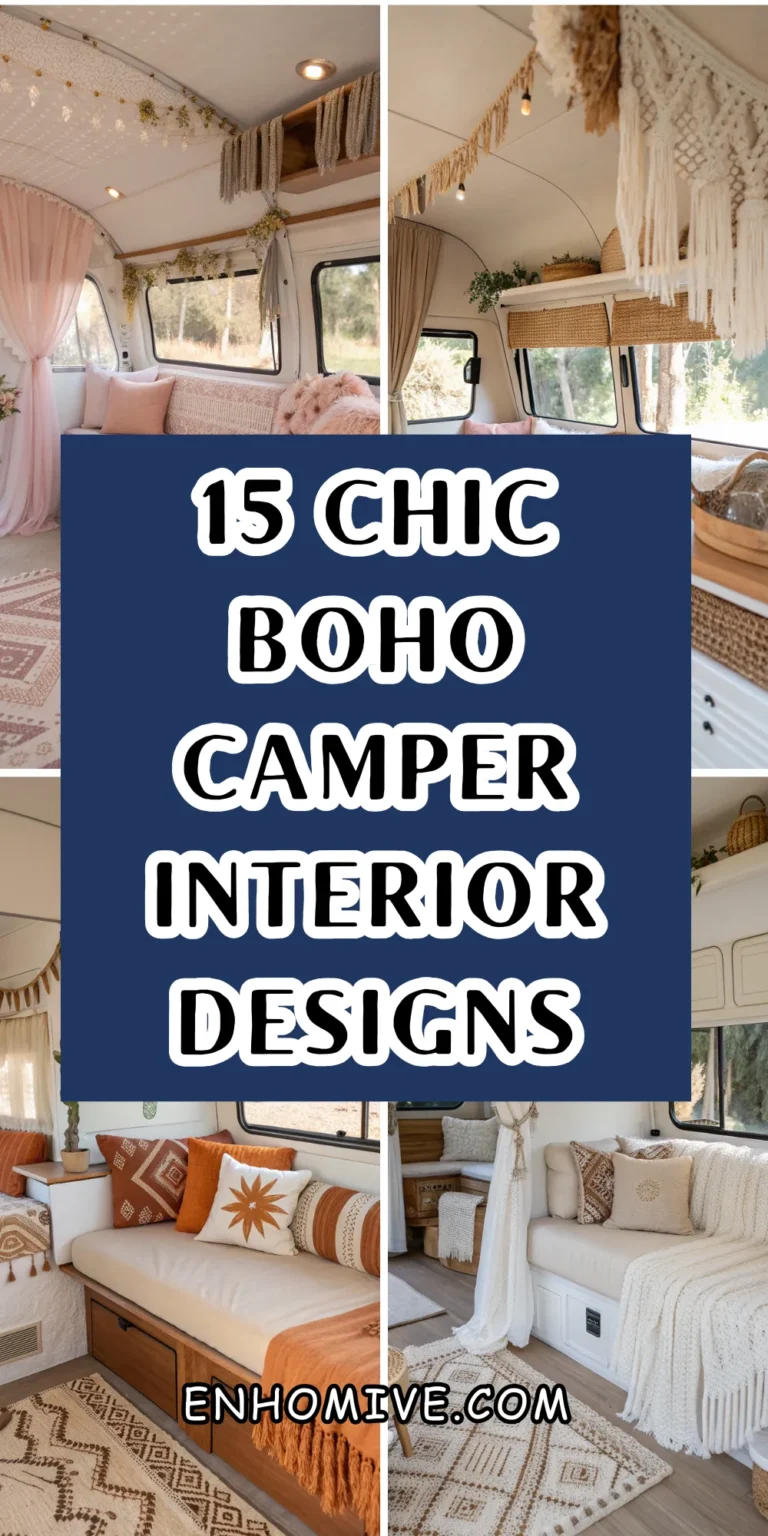 15 Chic Boho Camper Interior Designs for the Ultimate Glamping Experience
