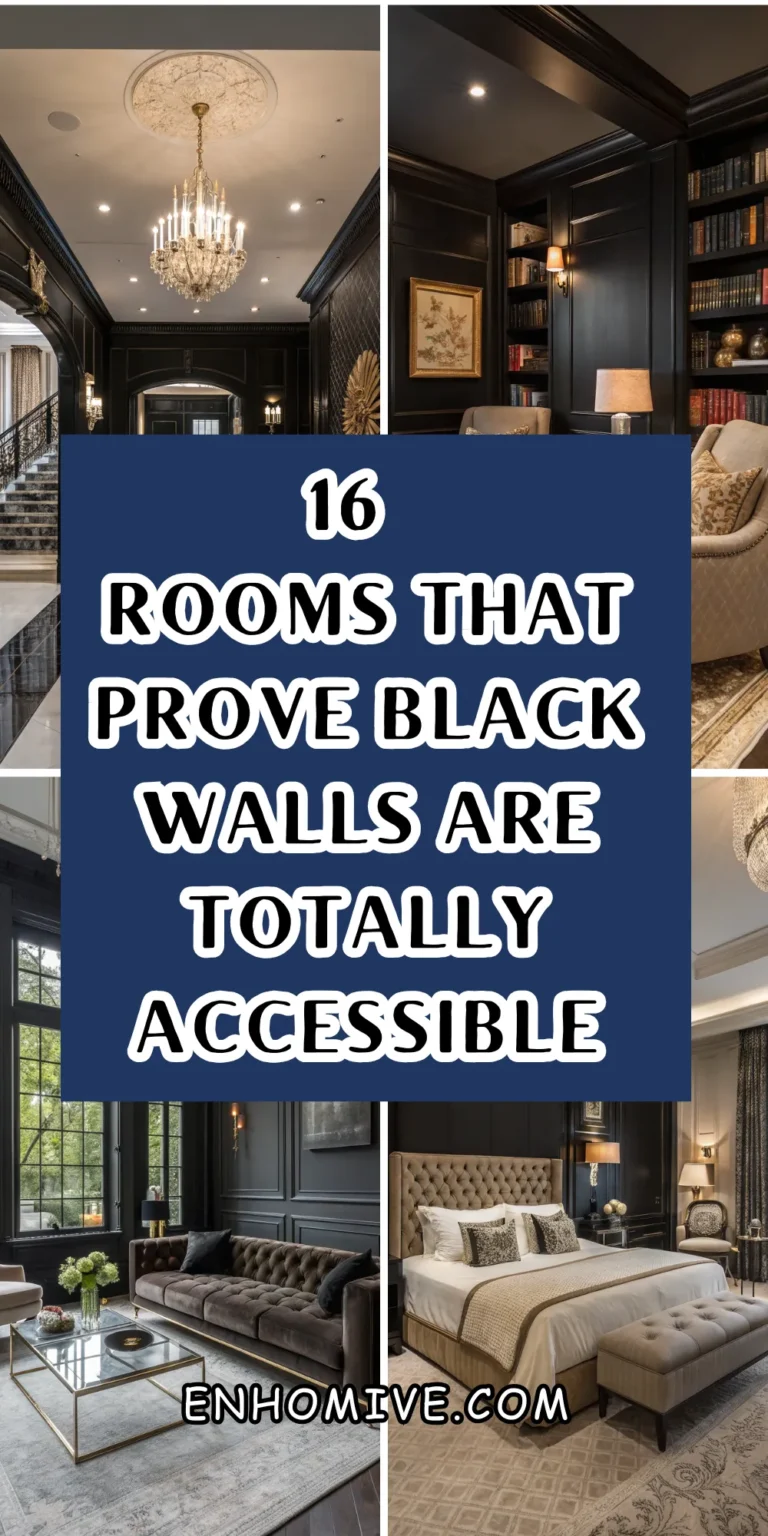 16 Beautiful Rooms That Prove Black Walls Are Totally Accessible