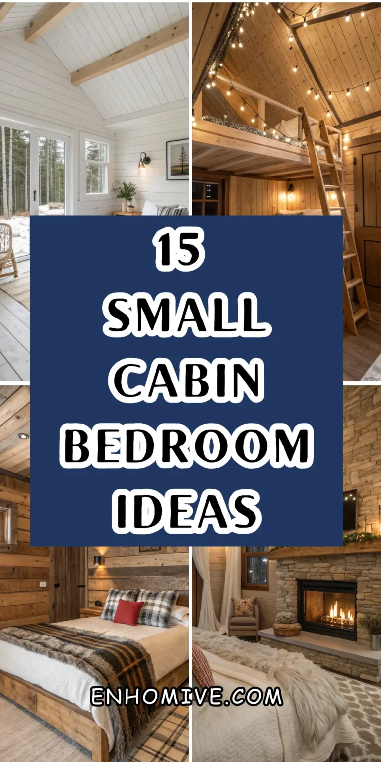 15 Small Cabin Bedroom Ideas for a Cozy, Stylish Retreat