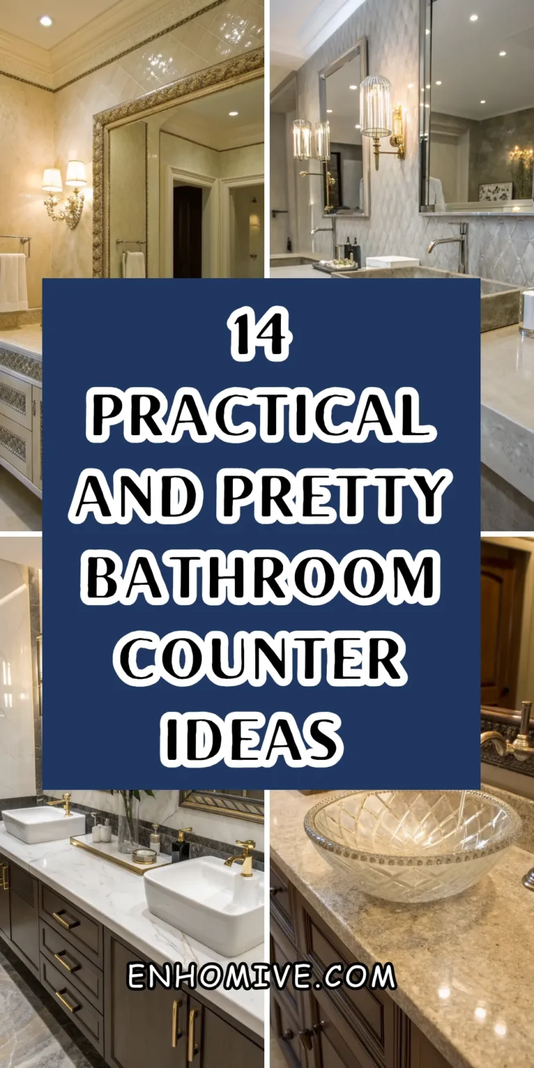14 Practical and Pretty Bathroom Counter Ideas You’ll Love