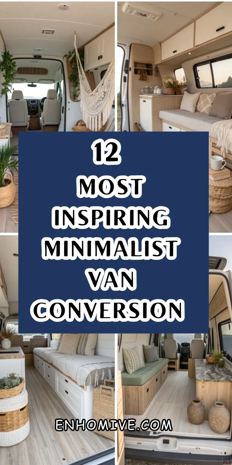 12 Most Inspiring Minimalist Van Conversion Aesthetics That Blend Form and Function Seamlessly