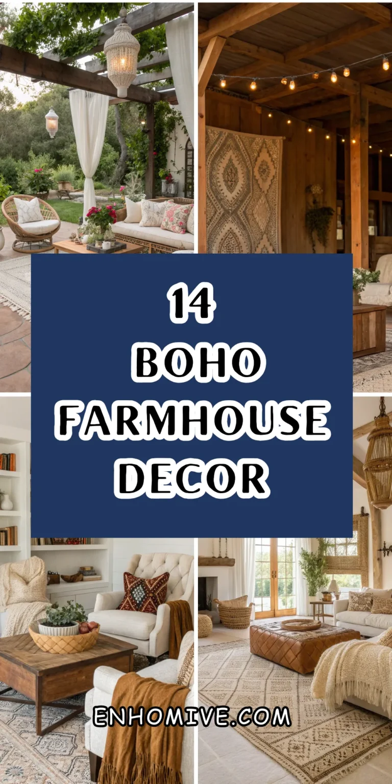 14 Boho Farmhouse Decor: Inspo & Styling Tips for a Cozy Home