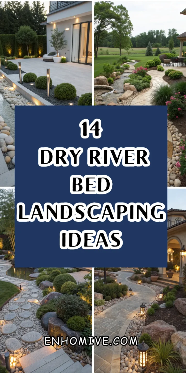 14 Dry River Bed Landscaping Ideas: Easy Yard Makeover!